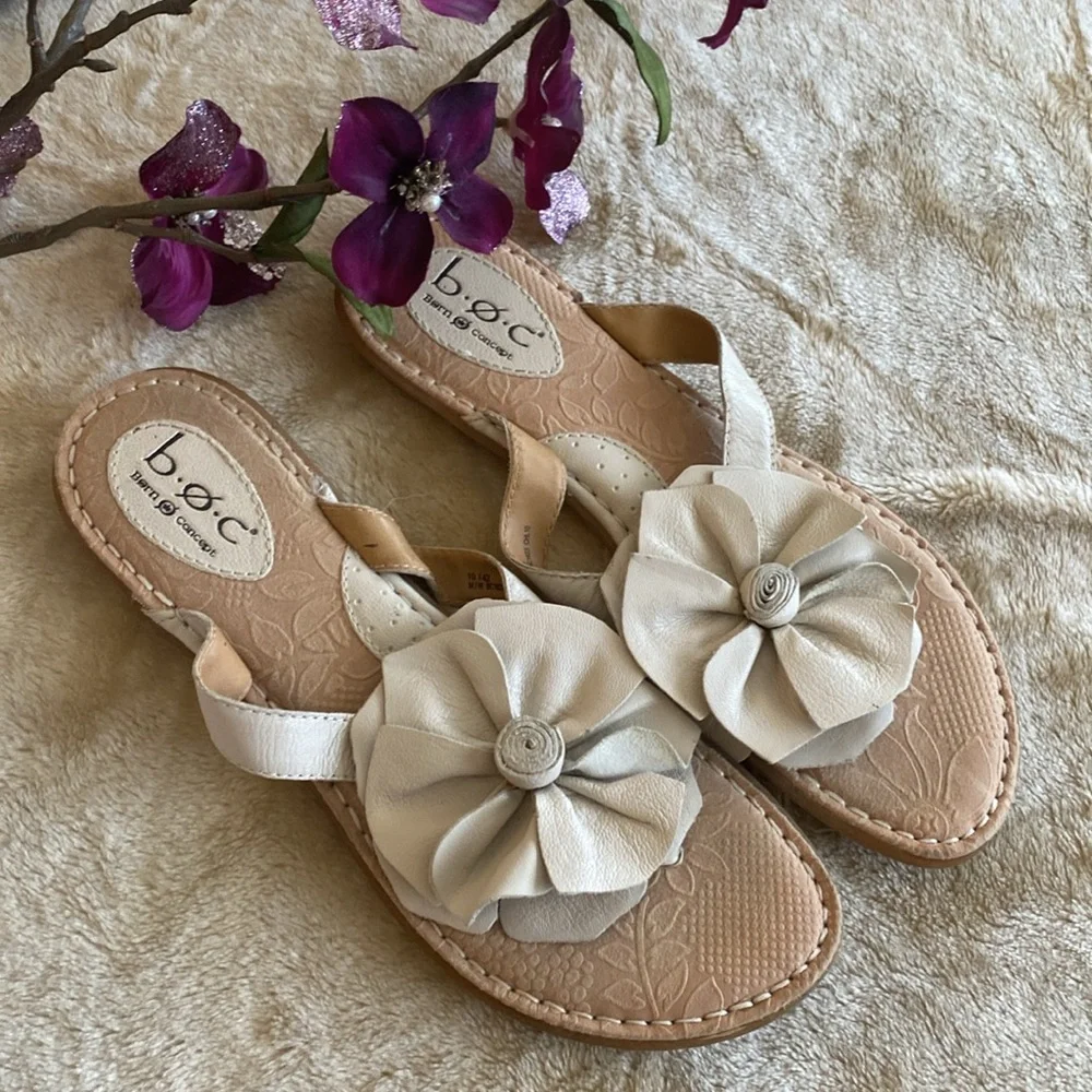 BORN Concept leather slippers/sandals